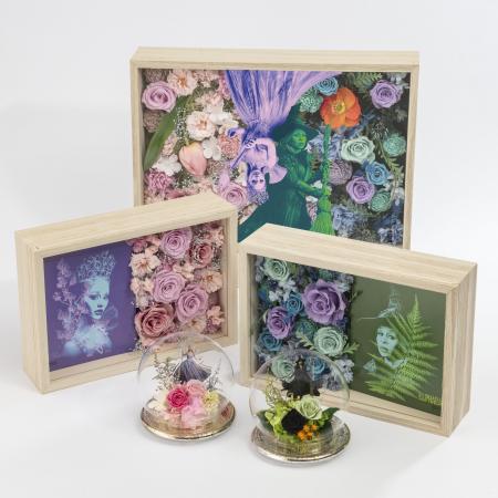 映画『ウィキッド 永遠の約束』の世界観を花々で表現