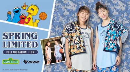 バスケットボールウェアブランド「BFIVE」が、セサミ バスケットボールウェアブランド「BFIVE」が、セサミ