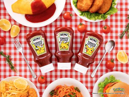 ハインツの逆さボトルケチャップにピカチュウが登場　