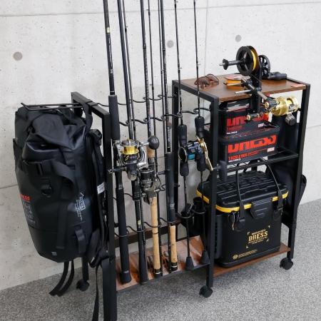 釣り人のロッド収納問題を解決。ロッド12本収納できる 釣り人のロッド収納問題を解決。ロッド12本収納できる