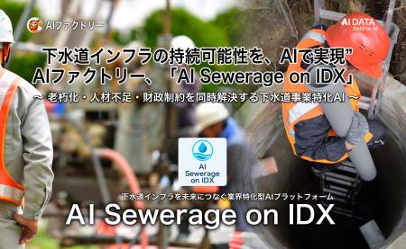下水道インフラの持続可能性を、AIで実現。AIファクト