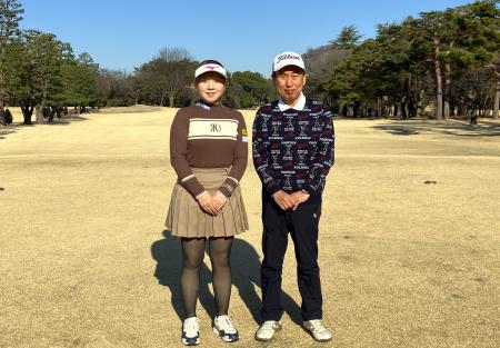 ADワークスグループ、プロゴルファー水木春花選手と所 ADワークスグループ、プロゴルファー水木春花選手と所