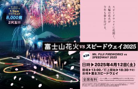 『富士山花火vsスピードウェイ2025』REDXがビデオオン