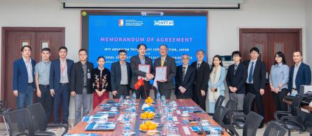 NTT-ATとベトナムハノイ工科大学 電気・電子工学部、