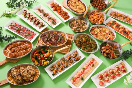 【ホテルプラザ神戸】約60種類が並ぶバイキングに、春