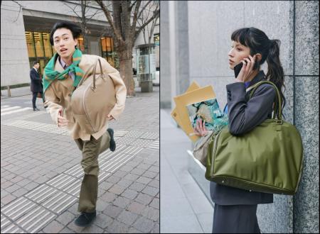 Awwの人気ボストンバッグに、廃漁網を再生したナイロ