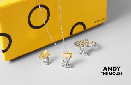 遊び心を、日常のきらめきに「ANDY THE MOUSE」コラボ