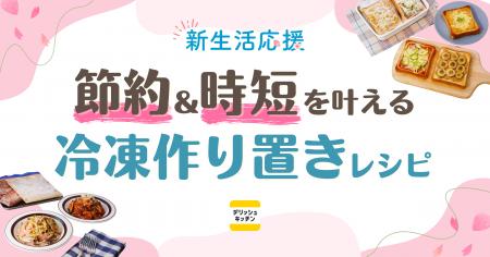 「冷凍作り置き」の検索頻度は5年で約3.3倍に増加！『
