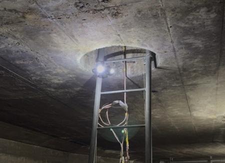 首都高初の狭小空間におけるドローン点検ＤＸ化の実証