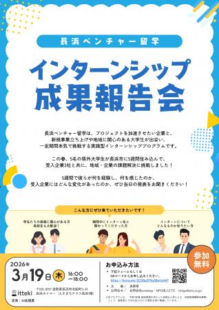 大学生が滋賀県長浜市に5週間住み込み、企業と新規事