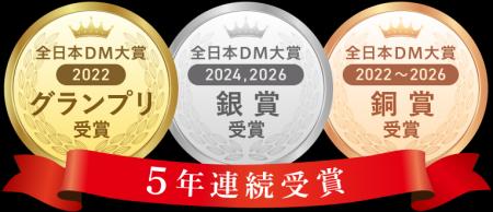 【5年連続】(株)イムラ、全日本DM大賞で6作品受賞!受 【5年連続】(株)イムラ、全日本DM大賞で6作品受賞!受