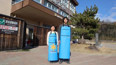 3/11　テント膜材が漁業の現場へ