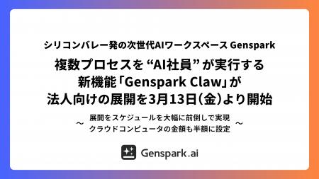 【シリコンバレー発の次世代AIワークスペース 「Gensp