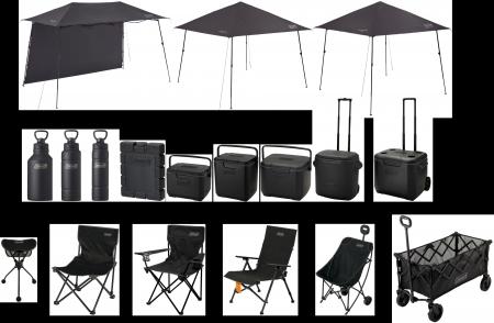 コールマン、新色「ジェットブラック」アイテムを発売 コールマン、新色「ジェットブラック」アイテムを発売