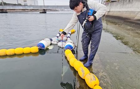 NPO法人クリーンオーシャンアンサンブル、詰田川での NPO法人クリーンオーシャンアンサンブル、詰田川での