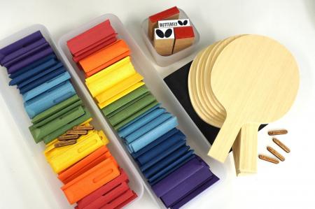 卓球のバタフライ ミニラケット作製体験イベントの実 卓球のバタフライ ミニラケット作製体験イベントの実