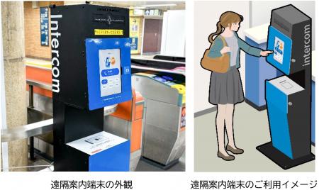 東京メトロ全駅で遠隔案内端末を2028年3月末までに導 東京メトロ全駅で遠隔案内端末を2028年3月末までに導