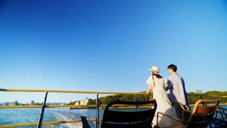 観光型高速クルーザー「SEA SPICA」　夕涼み宮島海上