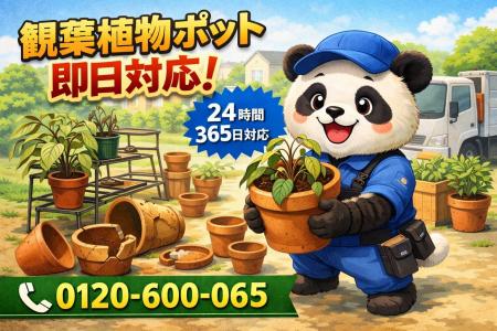 【目黒区】観葉植物ポット迷子 回収キャンペーン（3月