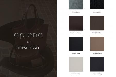 新開発の高品質アップルレザー「aplena by LOVST TOKY