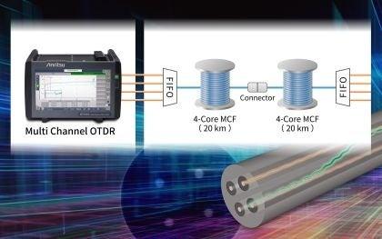 アンリツ、マルチコア光ファイバ評価ソリューションの