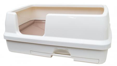 猫の大型化に対応したリラックスして排泄できるシステ