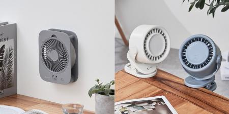 薄さはたった約4cm！壁に密着した状態で送風できる驚