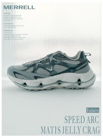 国内販路限定。MERRELL「SPEED ARC MATIS “JELLY CRAG
