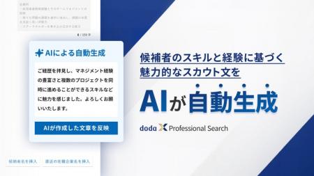 ハイクラス特化型人材データベース「doda X Professio