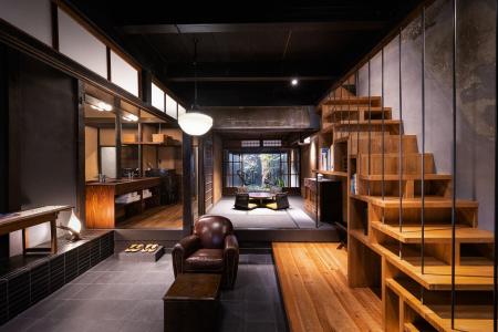 京都御所南、露天風呂を備えた高級一棟貸し町家utf-8