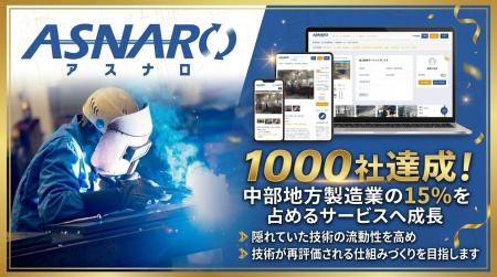 製造業受発注プラットフォーム「ASNARO」、会員企業登