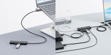 セルフ・バス両対応、USB A・Type-Cの接続方法も使い