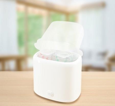 水だけ簡単スチーム除菌！「SmartAngel 哺乳びんスチ