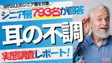 【シニアの意識調査】聞こえにくさを感じても、約8割