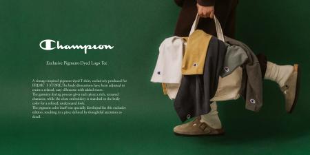 ChampionにFREAK'S STOREが別注したTシャツが登場。