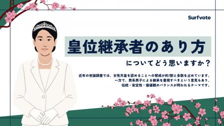 【投票開始】今後の皇位継承のあり方、どう考える？社