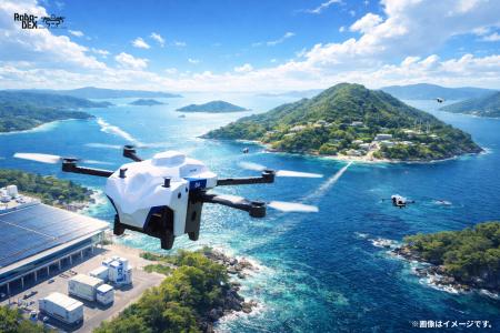 「長距離飛行ドローン空路」の常設　国内初、水素ドロ