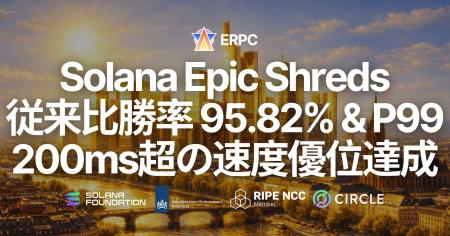 ERPC、上位版 Solana Shredstream「Epic Shreds」をフ