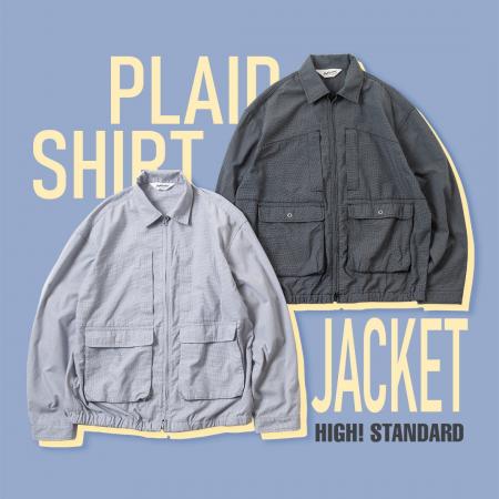【HIGH! STANDARD】PLAID SHIRT JACKETが登場