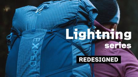 EXPEDの人気バックパック「Lightning」シリーズ刷新。