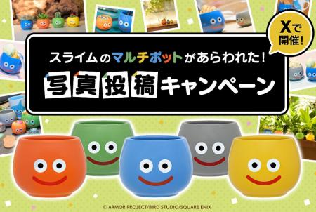 スライムのマルチポットがあらわれた！写真投稿キャン