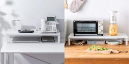 デスクがスッキリ整う！スチール製モニター台の新色を