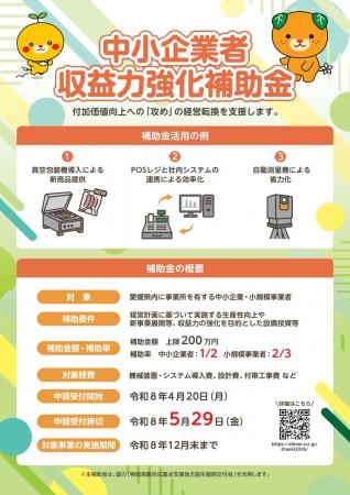 （最大２００万円）～愛媛県内の中小企業・小規模事業