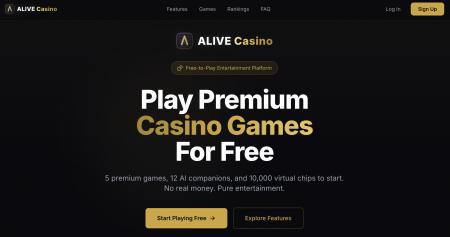 AIコンパニオンと遊ぶ完全無料カジノゲーム「ALIVE Ca