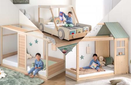 “秘密基地みたいなベッド”で眠りも遊びももっと楽しく