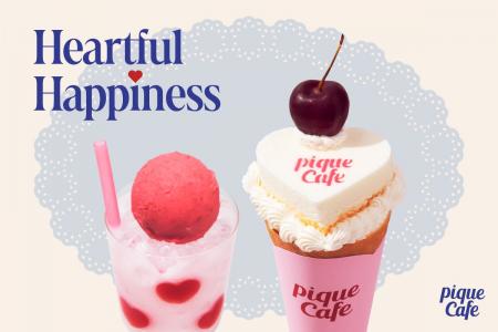 【gelato pique cafe】ハートづくしの “Heartful Happ