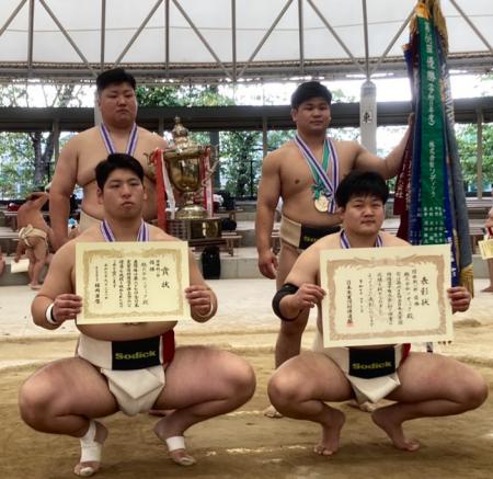 ソディック相撲部が石川県・加賀市・日本相撲連盟より