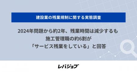 2024年問題から約2年、残業時間は減少するも施工管理