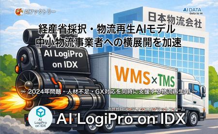 物流AI基盤 『AI LogiPro on IDX』 を WMS×︎TMSとのデ