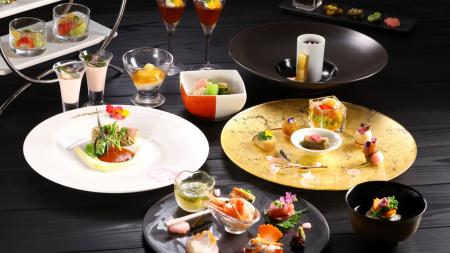 箱根・仙石原の料理宿「きたの風茶寮」春の味覚を集め